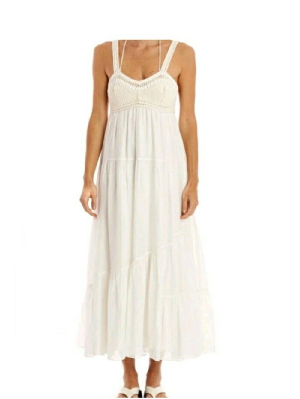 La Ligne White Maxi Dress